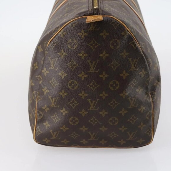 LOUIS VUITTON Monogram Keepall 55 Boston Bag M41424 LV Auth 145141 - Picture 6 of 16